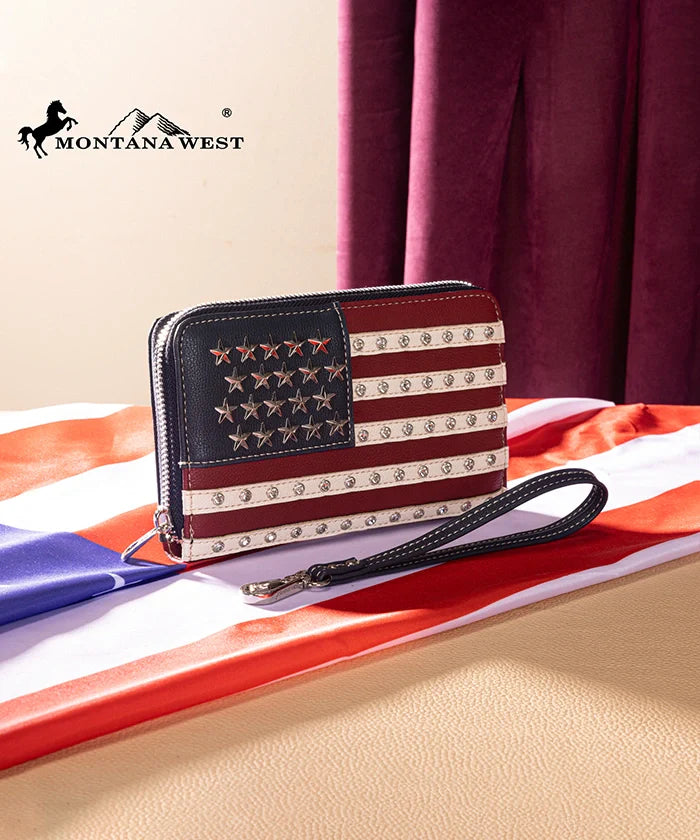 Montana West American Flag Wallet