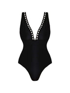 Sexy Cutout Swimsuit with Mini Skirt Set