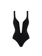 Colorblock Minimal One Piece Swimsuit Set
