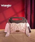 Wrangler Tooled Fringe Crossbody Bag