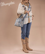Wrangler Aztec Concealed Carry Canvas Tote Bag - Limited Stock