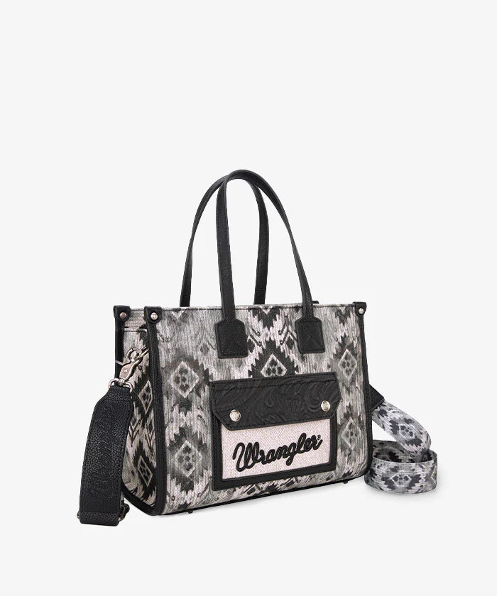 Wrangler Aztec Concealed Carry Canvas Tote Bag - Limited Stock