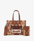Wrangler Aztec Concealed Carry Canvas Tote Bag Collection
