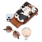 Wrangler Cow Print Sling Bag