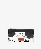 Wrangler Cow Print Zip Wallet