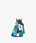 Wrangler Zippered Cow Print Crossbody Bag