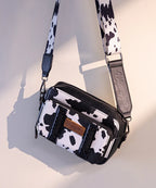 Wrangler Cow Print Crossbody Bag