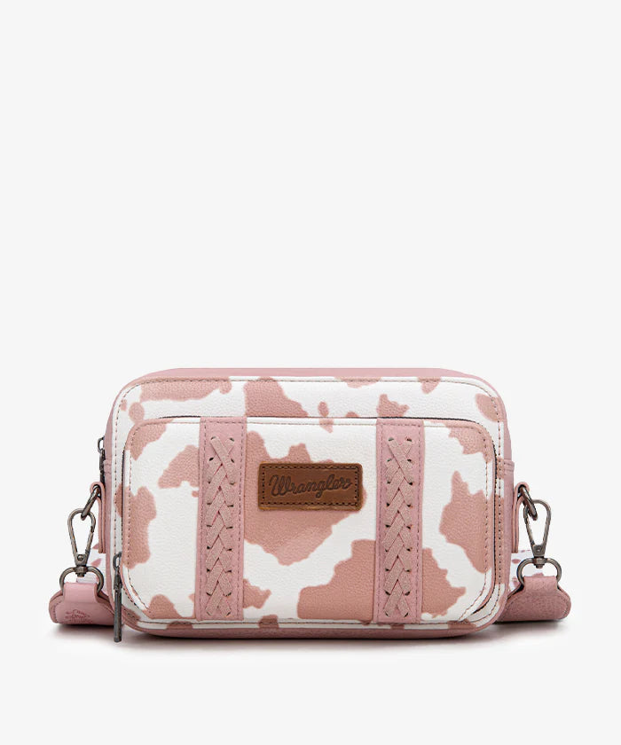 Wrangler Cow Print Crossbody Bag