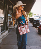Wrangler Animal Print Concealed Carry Tote Bag