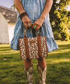 Wrangler Animal Print Concealed Carry Tote Bag