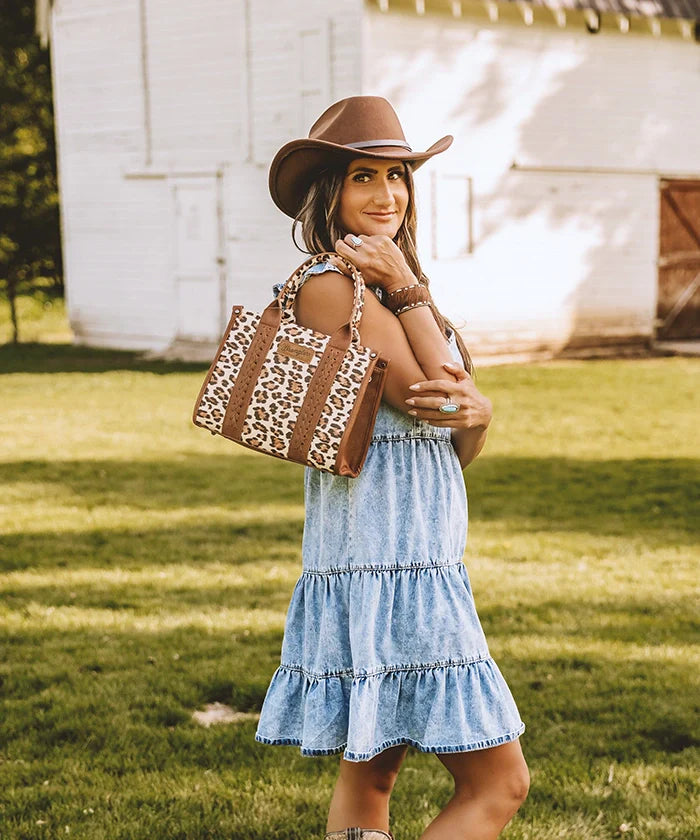 Wrangler Animal Print Concealed Carry Tote Bag