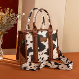 Wrangler Cow Print Concealed Crossbody Bag