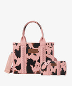 Wrangler Cow Print Concealed Crossbody Bag