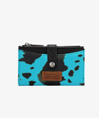 Wrangler Cow Print Button Wallet