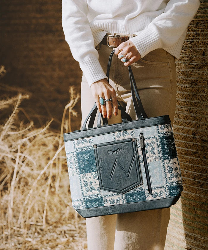 Wrangler Paisley Carry Tote Bag Collection