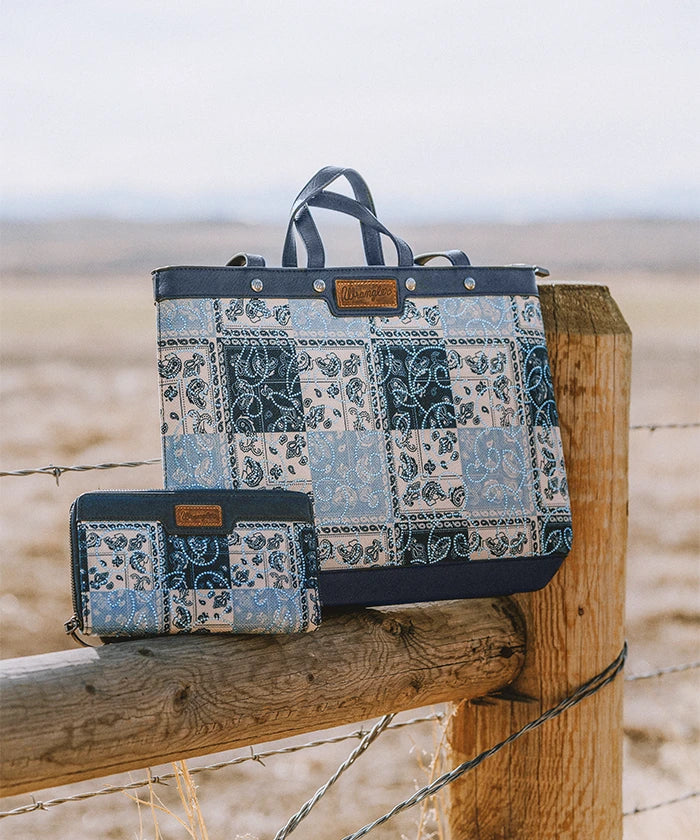 Wrangler Paisley Carry Tote Bag Collection