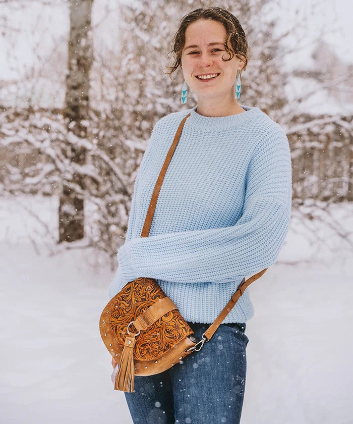 Wrangler Tooled Saddle Bag