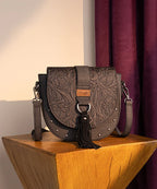 Wrangler Tooled Saddle Bag