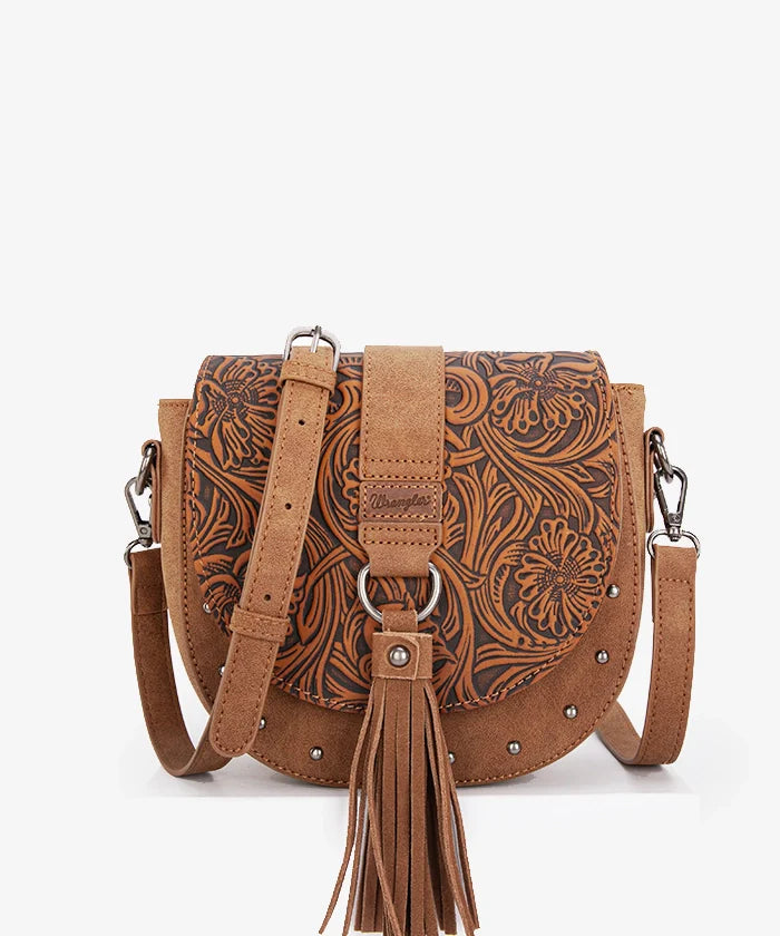 Wrangler Tooled Saddle Bag