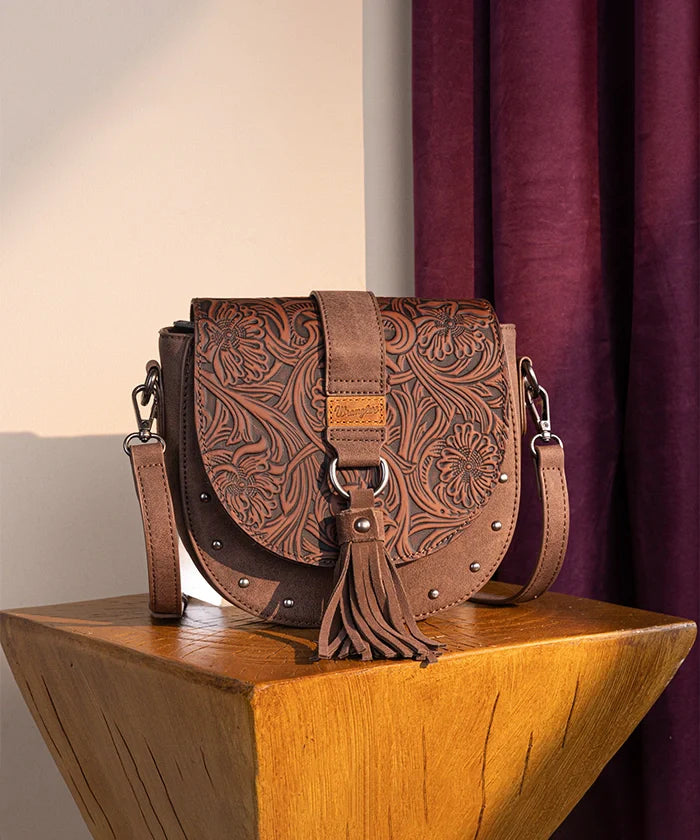 Wrangler Tooled Saddle Bag