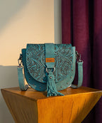 Wrangler Tooled Saddle Bag