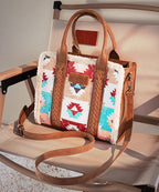 Wrangler Aztec Sherpa Trim Crossbody Purse Collection