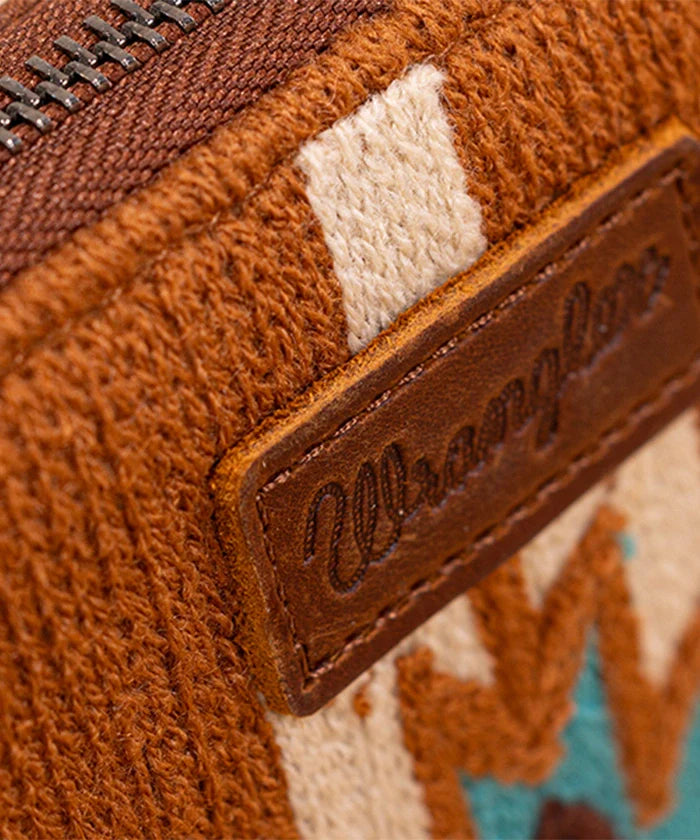 Wrangler Aztec Knitted Wristlet Wallet