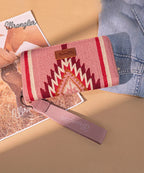 Wrangler Aztec Knitted Wristlet Wallet