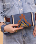 Wrangler Aztec Knitted Wristlet Wallet