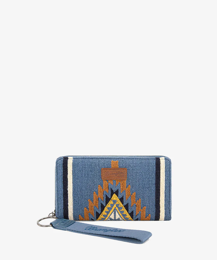 Wrangler Aztec Knitted Wristlet Wallet