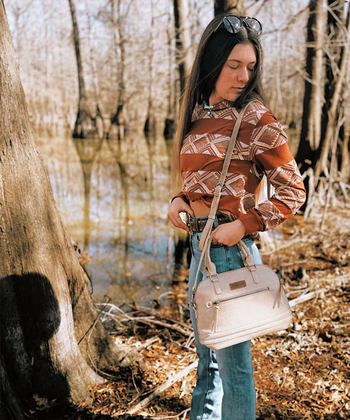 Wrangler Dome Satchel Crossbody Bag