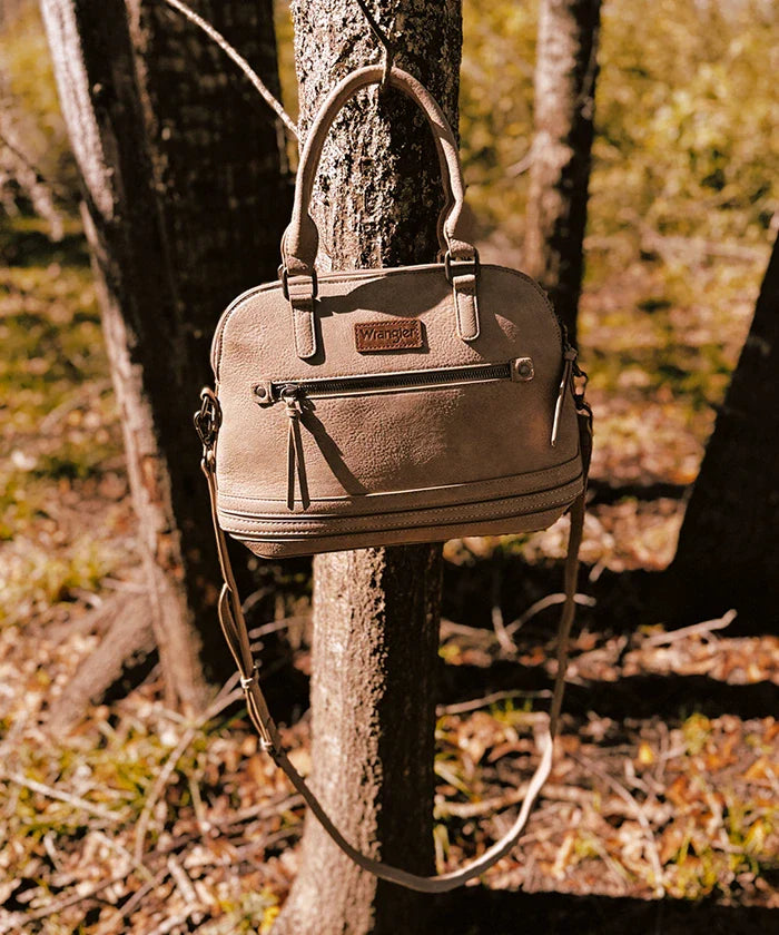 Wrangler Dome Satchel Crossbody Bag