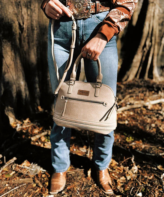 Wrangler Dome Satchel Crossbody Bag