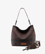 Wrangler Vegan Leather Crossbody Hobo Bag