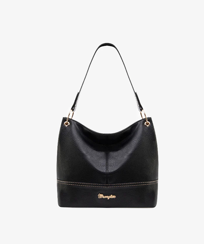 Wrangler Vegan Leather Crossbody Hobo Bag