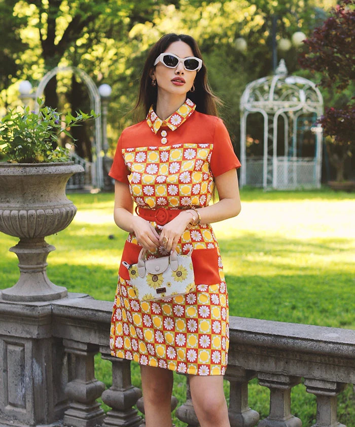 Wrangler Sunflower Print Mini Crossbody Bag
