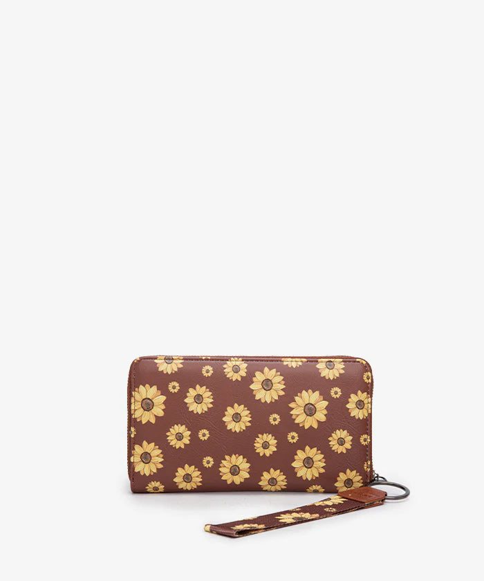Wrangler Sunflower Print Wristlet