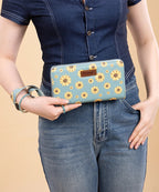 Wrangler Sunflower Print Wristlet