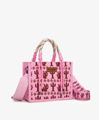 Wrangler Southwestern Print Rope Handle Tote Bag