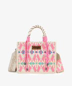 Wrangler Southwestern Print Rope Handle Tote Bag