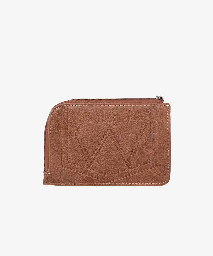 Wrangler Southwestern Art Print Mini Zip Card Case