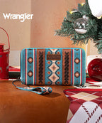 Wrangler Aztec Dual-Sided Print Wallet