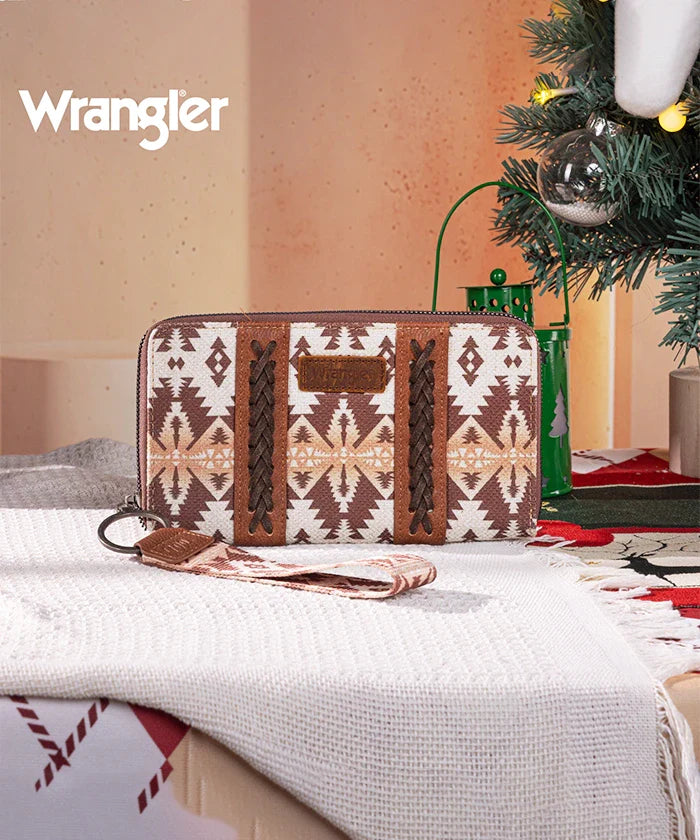 Wrangler Aztec Dual-Sided Print Wallet