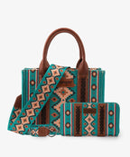 Wrangler Southwestern Crossbody Tote Bag