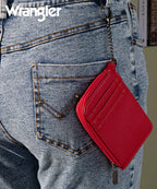 Wrangler All-over Aztec Print Mini Zip Card Case