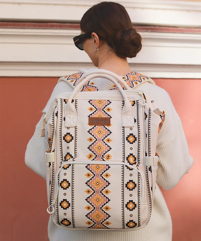 Wrangler Aztec Southwestern Print Diaper Bag