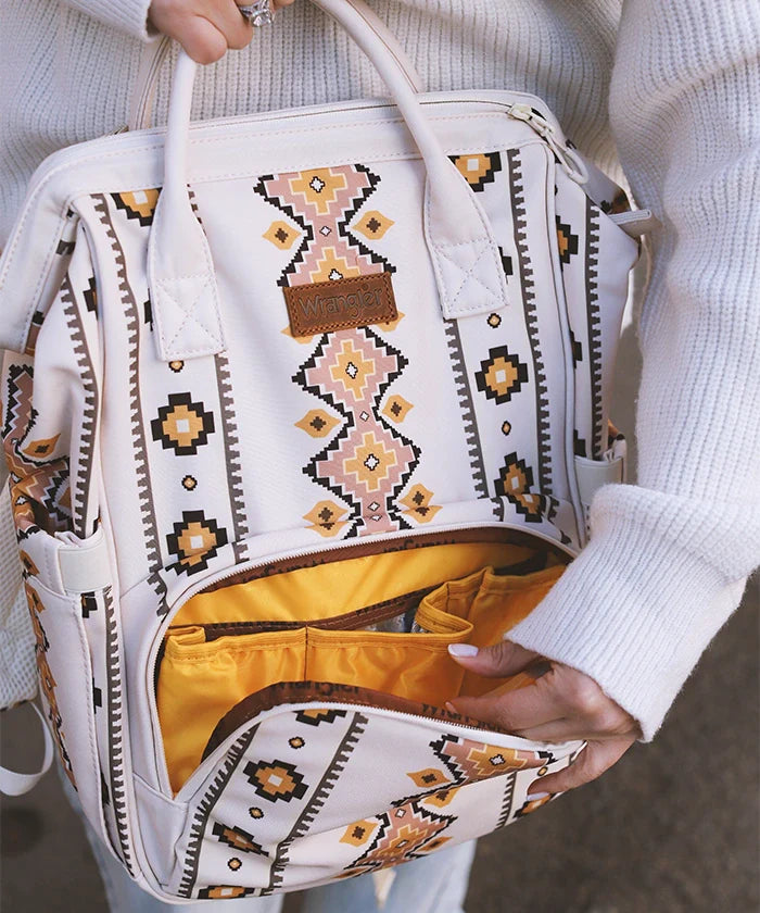 Wrangler Aztec Southwestern Print Diaper Bag