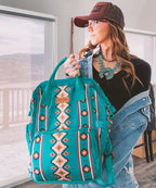 Wrangler Aztec Southwestern Print Diaper Bag