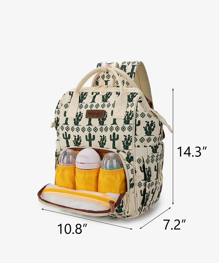 Wrangler Aztec Southwestern Print Diaper Bag