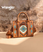Wrangler Aztec Pattern Print Tote Bag